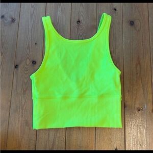Lululemon power pivot tank highlight yellow